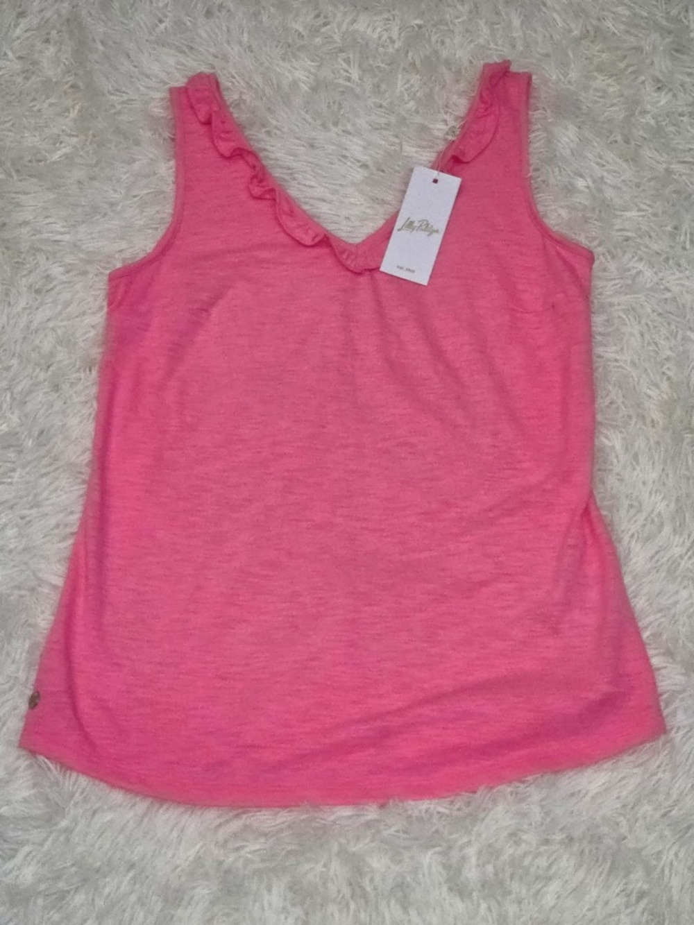 NWT Lilly Pulitzer Gigi Ruffle Top